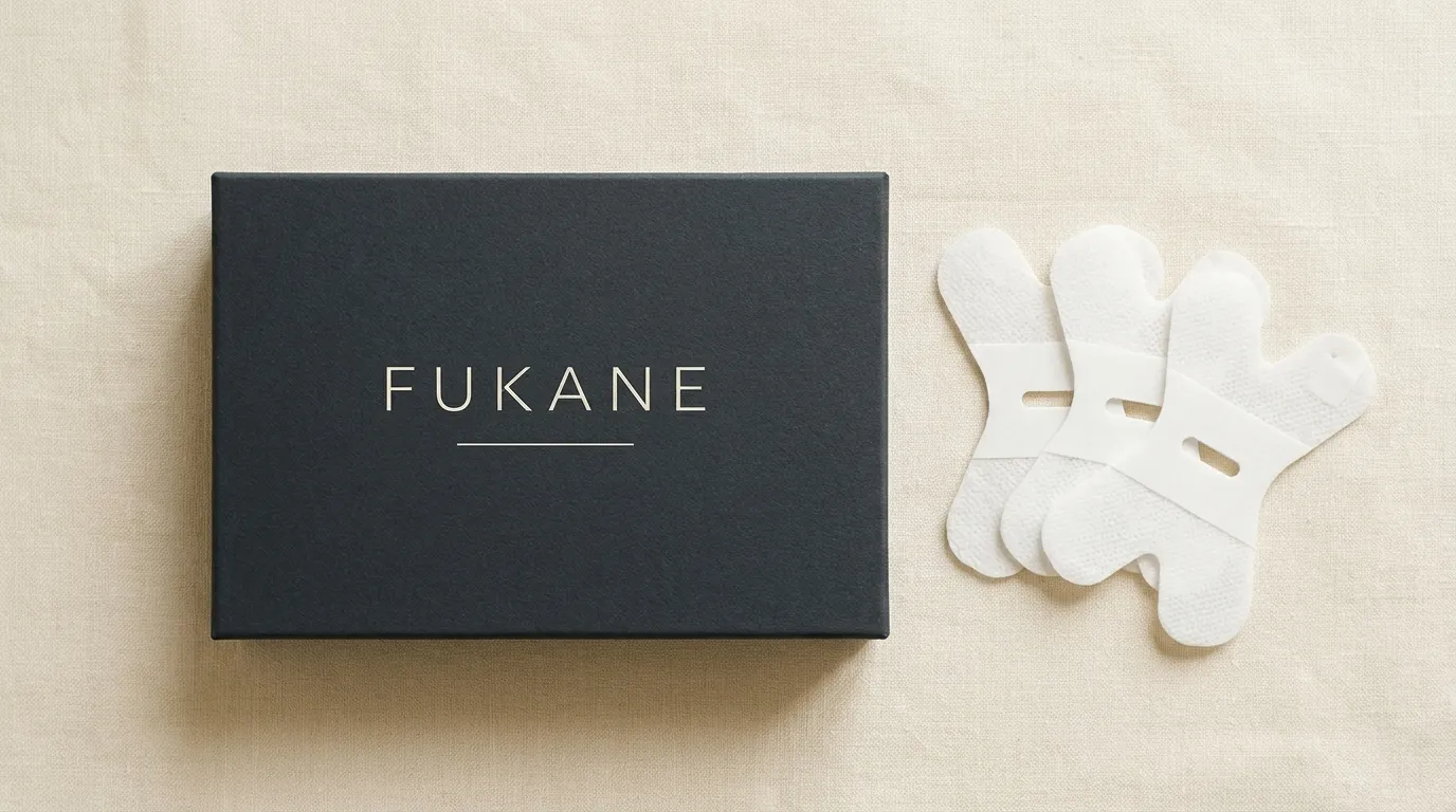 FUKANEのパッケージとX型テープ
